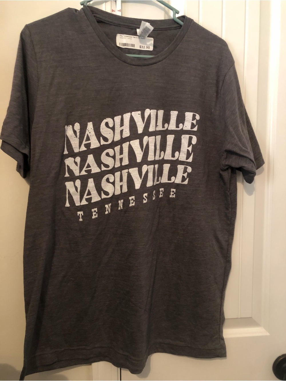 Nashville Tennessee Graphic T-Shirt - Gray
